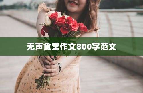 无声食堂作文800字范文