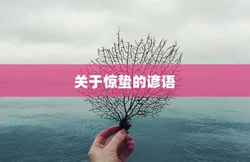 关于惊蛰的谚语