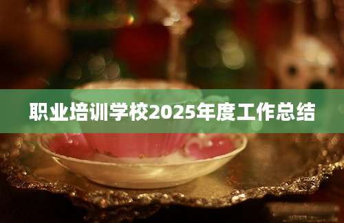 职业培训学校2025年度工作总结