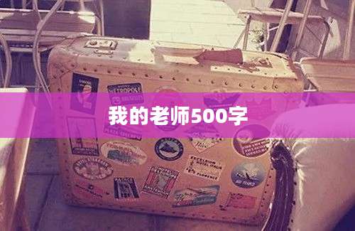我的老师500字
