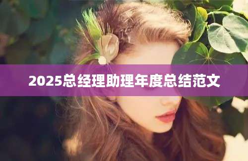 2025总经理助理年度总结范文