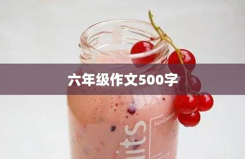 六年级作文500字