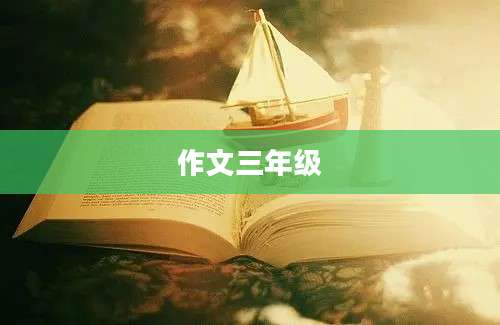 作文三年级