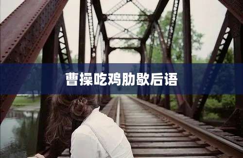 曹操吃鸡肋歇后语