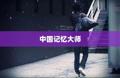 中国记忆大师