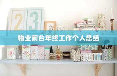 物业前台年终工作个人总结