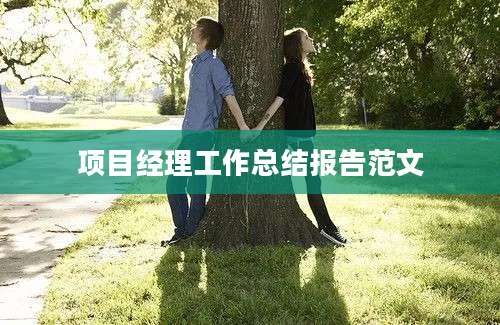 项目经理工作总结报告范文