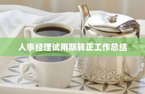 人事经理试用期转正工作总结