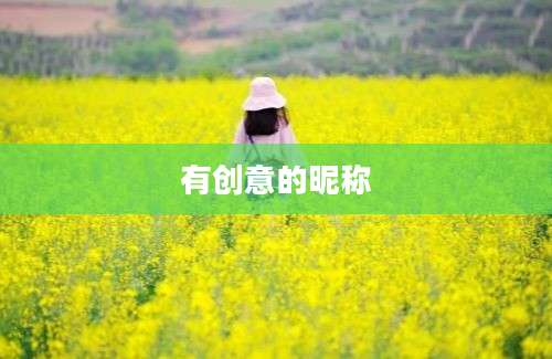 有创意的昵称