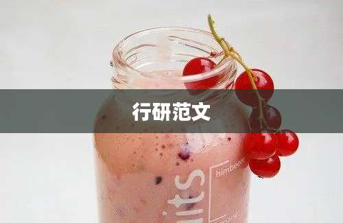 行研范文