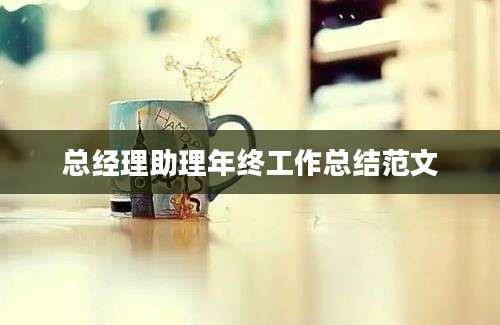 总经理助理年终工作总结范文