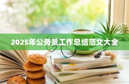 2025年公务员工作总结范文大全