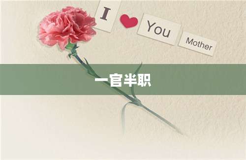一官半职