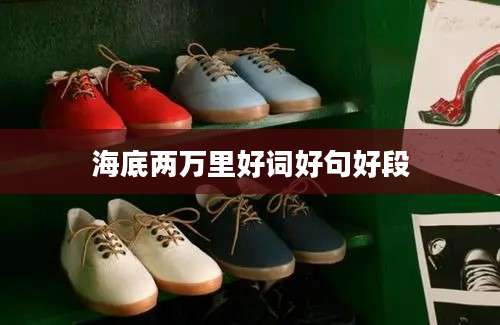 海底两万里好词好句好段