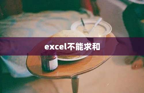 excel不能求和
