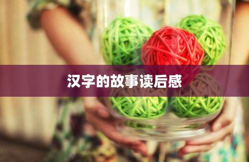 汉字的故事读后感