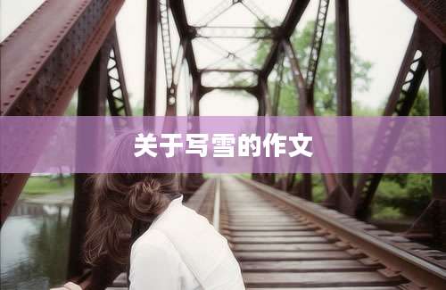 关于写雪的作文