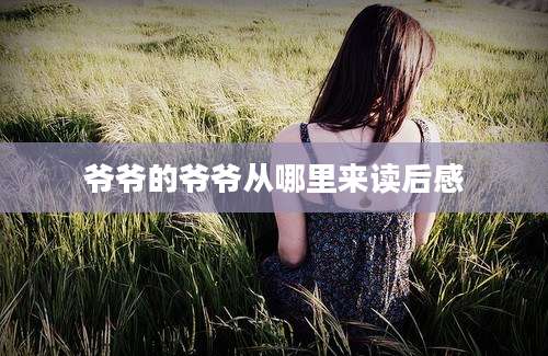 爷爷的爷爷从哪里来读后感