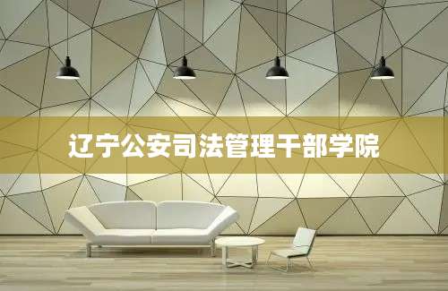 辽宁公安司法管理干部学院