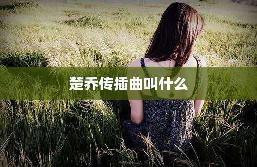 楚乔传插曲叫什么