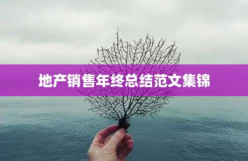 地产销售年终总结范文集锦