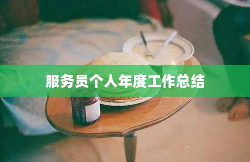 服务员个人年度工作总结