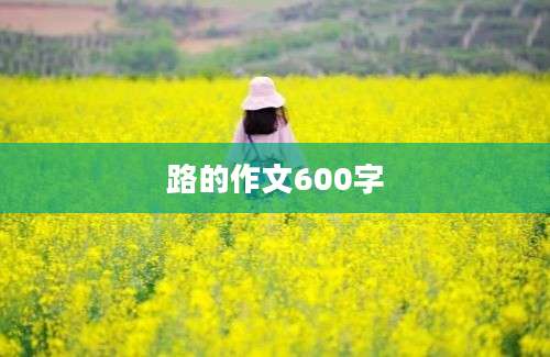 路的作文600字