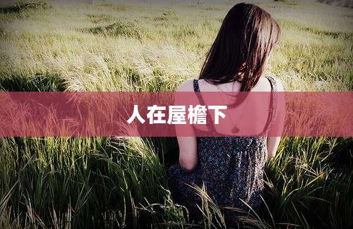 人在屋檐下