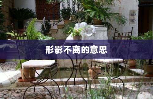 形影不离的意思