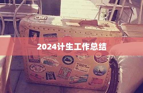 2024计生工作总结
