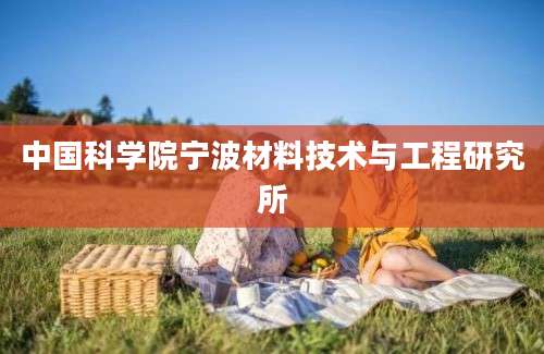 中国科学院宁波材料技术与工程研究所