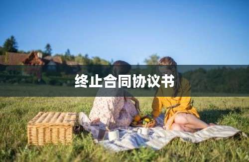 终止合同协议书