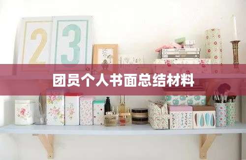 团员个人书面总结材料