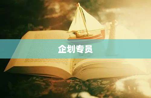 企划专员