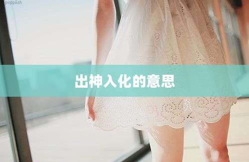 出神入化的意思