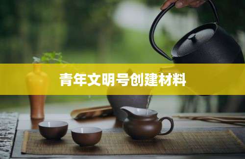 青年文明号创建材料