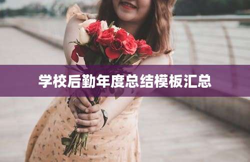 学校后勤年度总结模板汇总