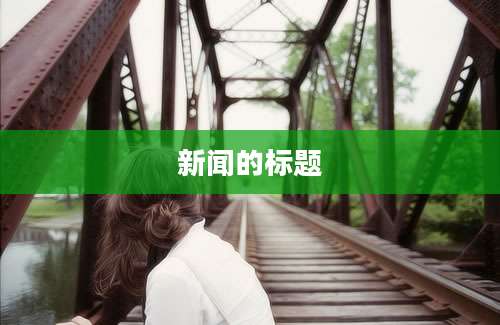 新闻的标题