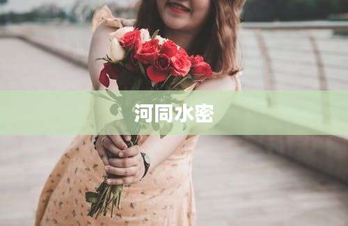 河同水密