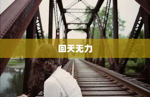 回天无力