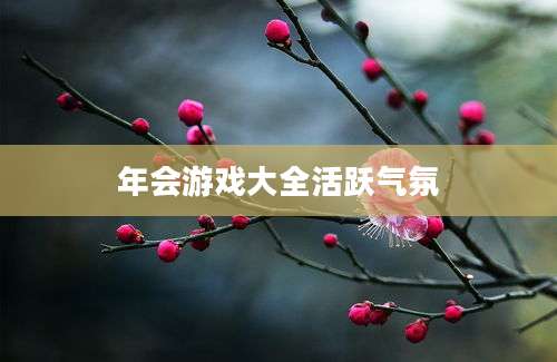 年会游戏大全活跃气氛