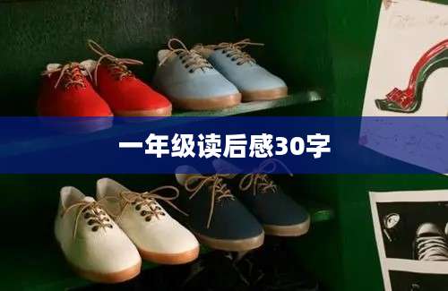 一年级读后感30字