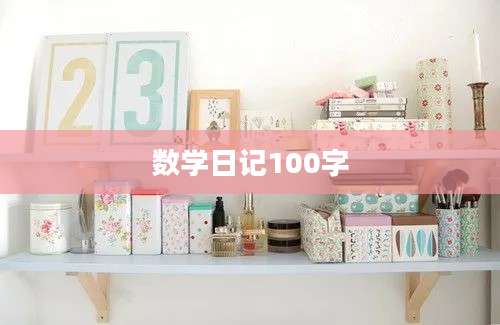 数学日记100字