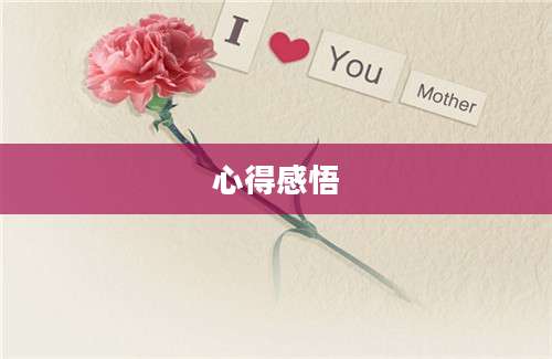 心得感悟
