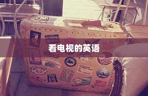 看电视的英语