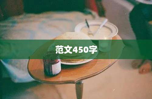 范文450字