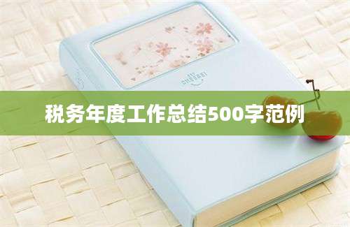 税务年度工作总结500字范例