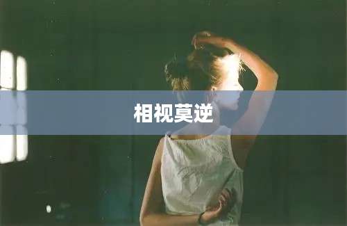 相视莫逆