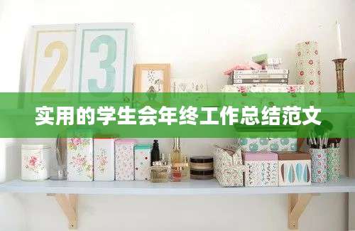 实用的学生会年终工作总结范文