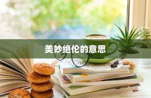 美妙绝伦的意思